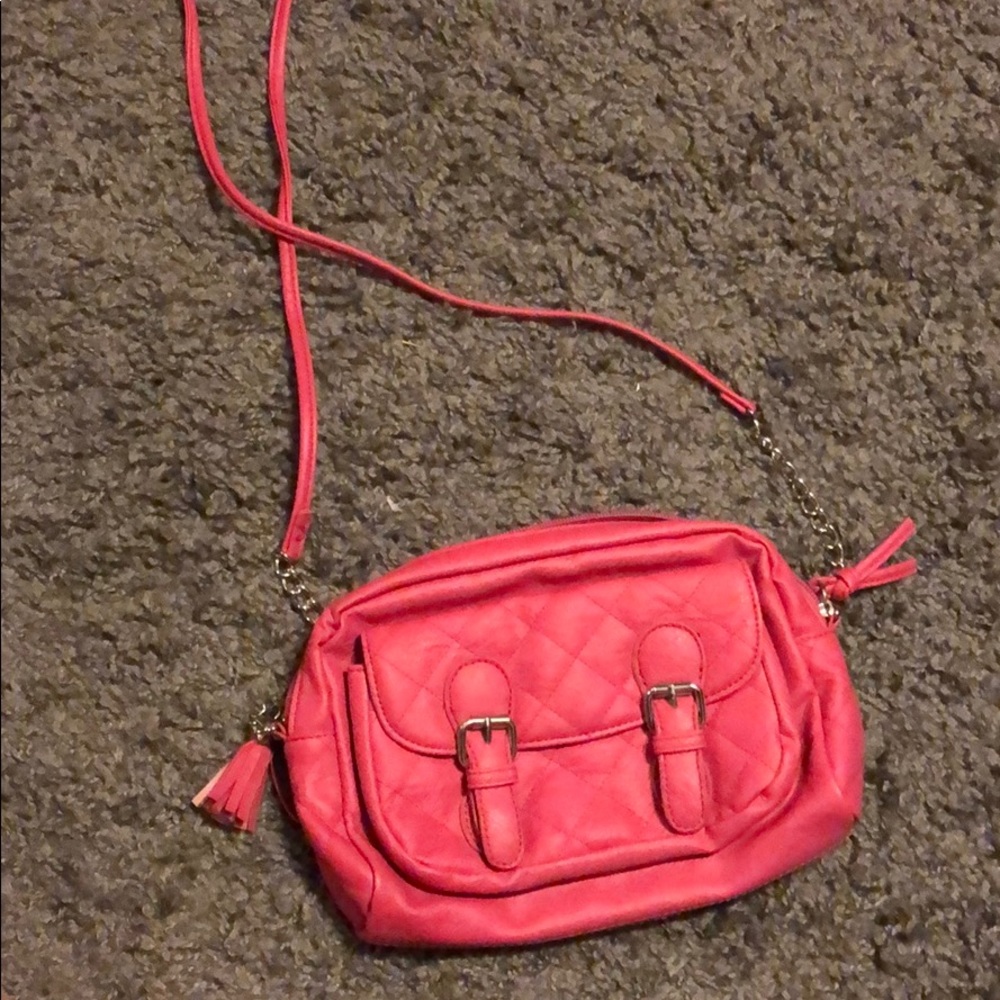 Candies pink crossbody purse